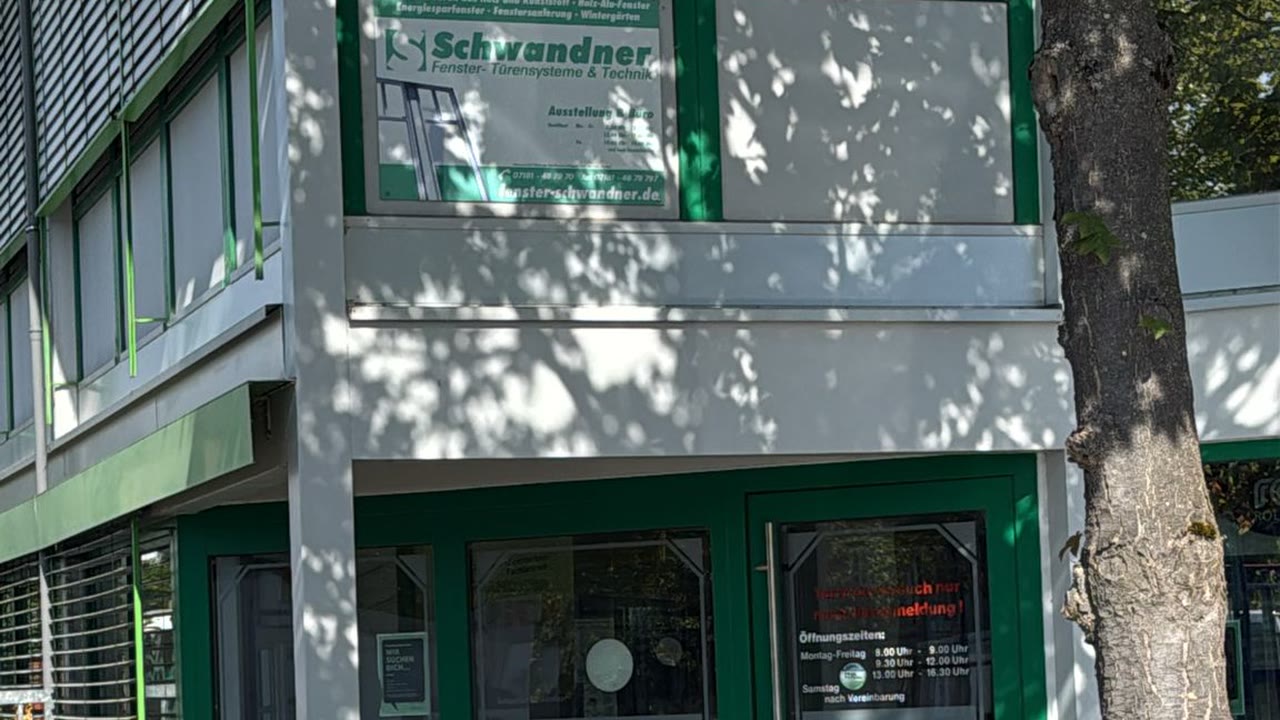 Schwandner Fensterbau – Büro und Ausstellung, Spanninger Straße 11, 73650 Winterbach